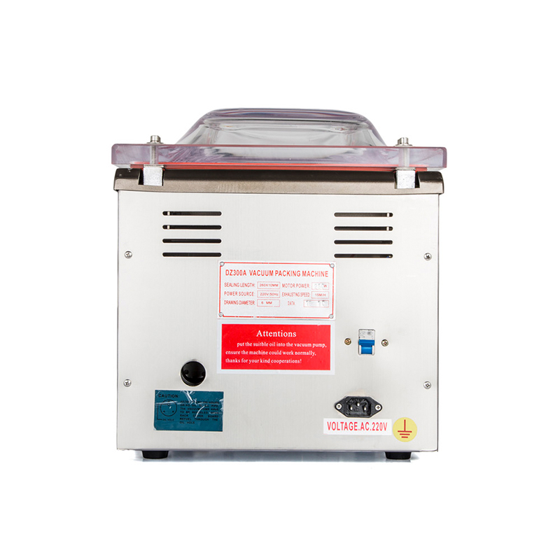 Máquina automática de vácuo de saco plástico com câmara única