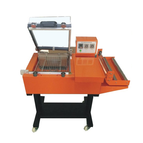 Máquina de embalagem retrátil automática 2 em 1