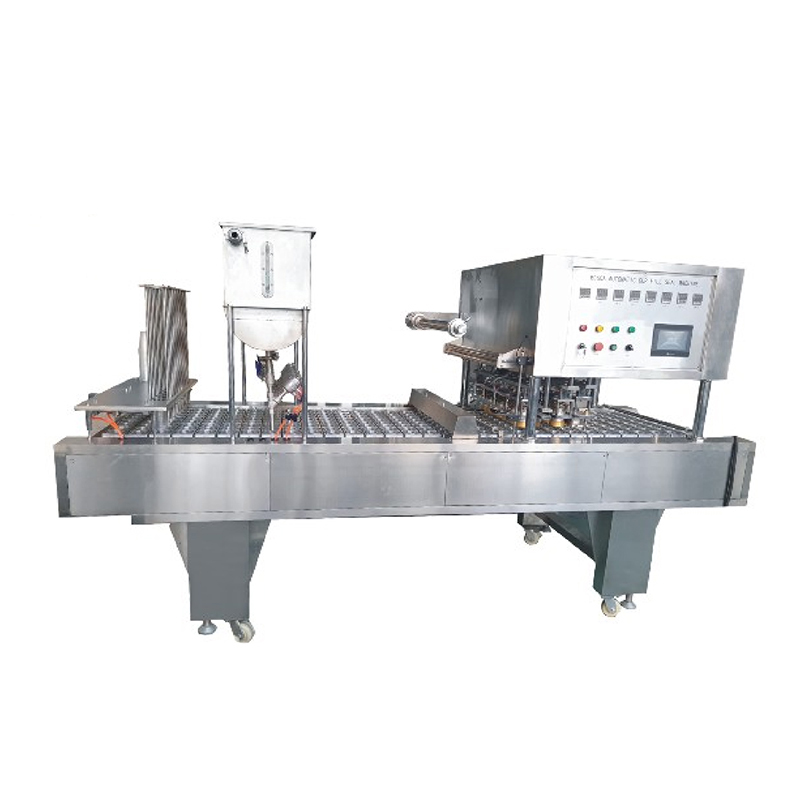 Máquina automática de enchimento de mel/iogurte/máquina de selar copo de suco