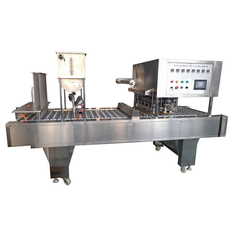 Máquina automática de enchimento de mel/iogurte/máquina de selar copo de suco