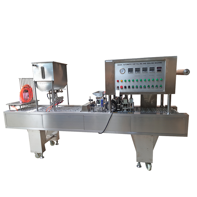 Máquina automática de enchimento de mel/iogurte/máquina de selar copo de suco